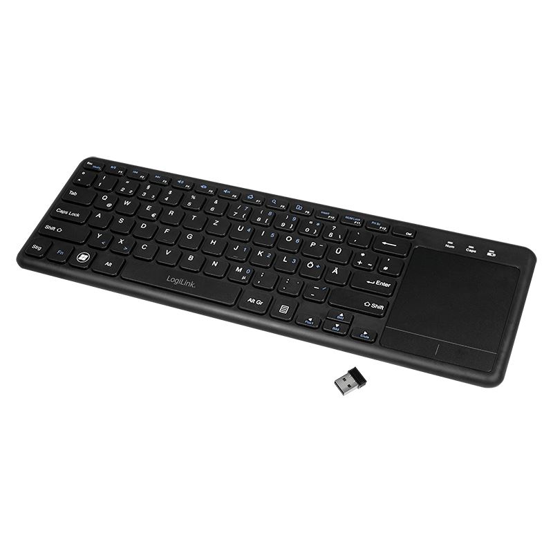 LogiLink ID0188 USB Deutsch schwarz (kabellos)
