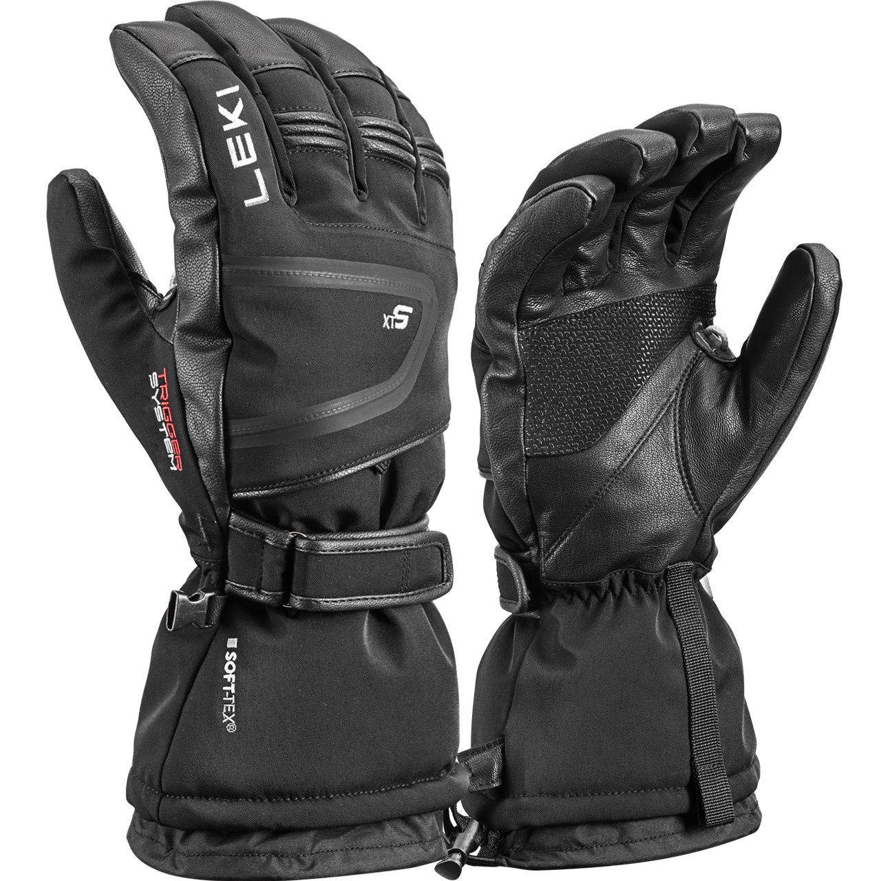 Leki Herren Handschuh DETECT XT 3D black - 9,0