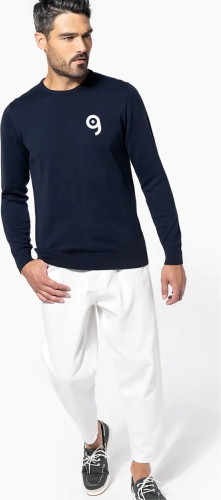 Maglione uomo cotone-acrilico OEKO-TEX sagomato Personalizzate o neutre Kariban