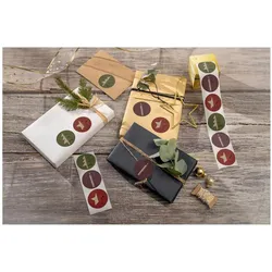 Sigel, Sticker, Weihnachts-Rollensticker (200 Sticker)