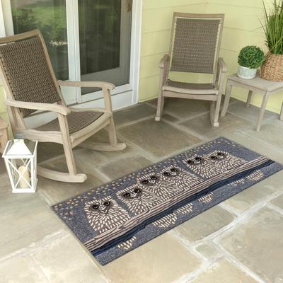 Liora Manne Lush Decor Frontporch Owls Indoor/Outdoor Rug