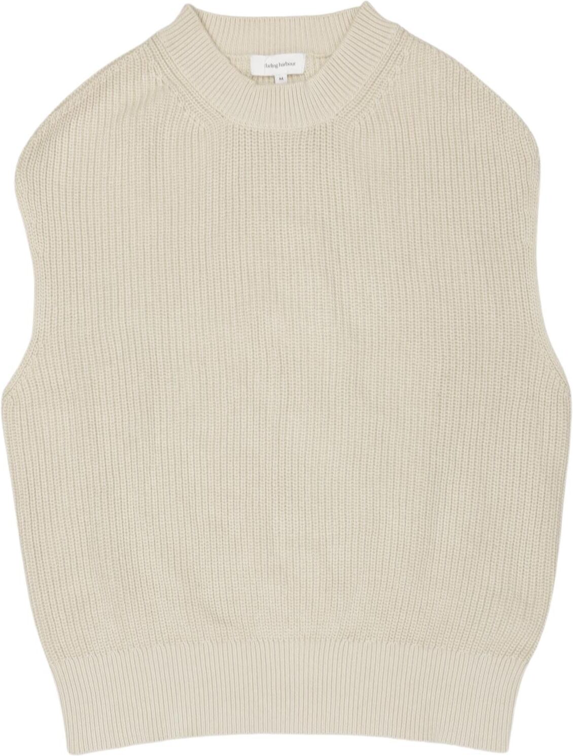 darling harbour Damen Pullover, Beige, Gr. M, Baumwolle - Second Hand