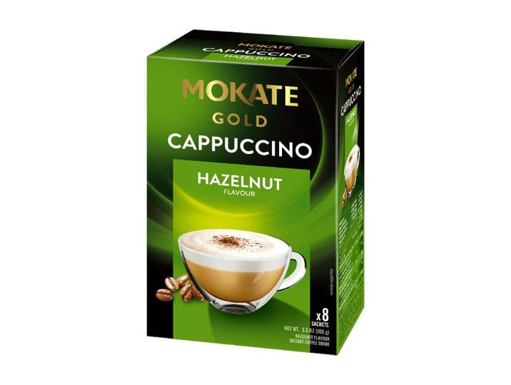 MOKATE GOLD Bâtonnets cappuccino noisette 8 x 12,5 g