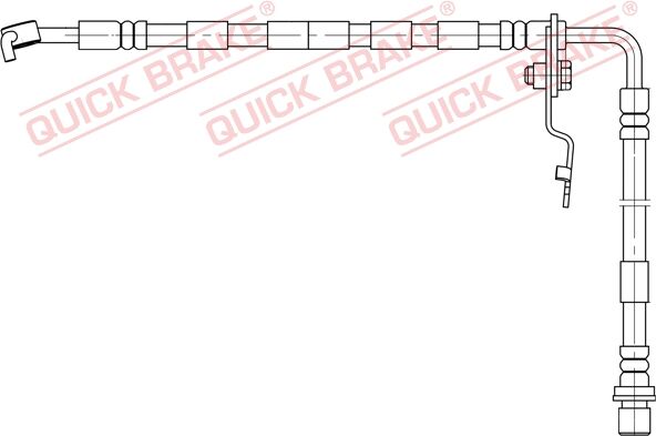 Quick Brake Bremsschlauch 50893 Für Mazda