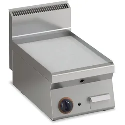 KBS Gastrotechnik Gas Grillplatte glatt Edelstahl mit 1 Heizzone Tischgerät