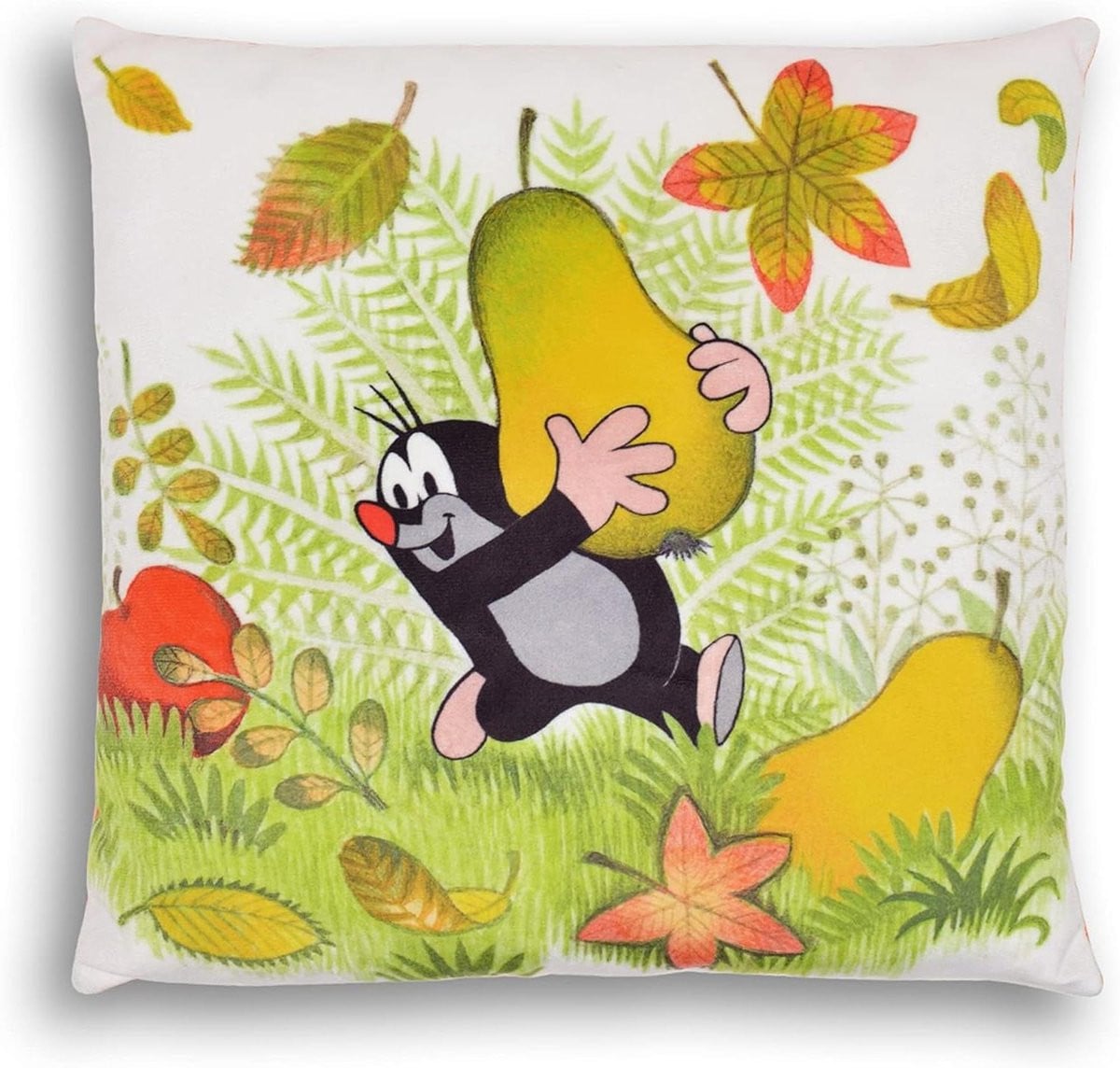 Cartoon Kussensloop Mol voor de kinderslaapkamer - Meerkleurig - 30 x 30 cm
