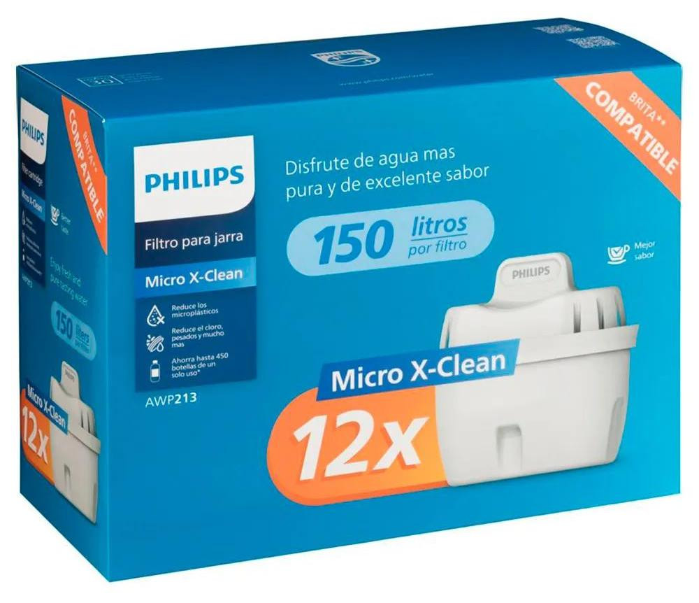 Philips Micro X-clean waterfilterpatronen, 12 stuks