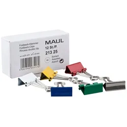 MAUL Foldbackklammern farbsortiert 2.5 cm