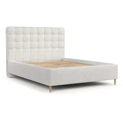 POLSTERBETT Paloma 120/200 cm Creme im Neve Stoff