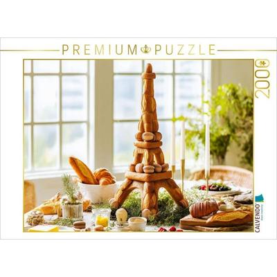 CALVENDO Puzzle Eiffelturm in Paris, Frankreich | 2000 Teile Lege-Größe 90x67cm Foto-Puzzle für glückliche Stunden