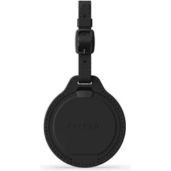 Satechi Vegan-Leather FindAll Luggage Tag Black (Apple Find My), Tracker, Schwarz