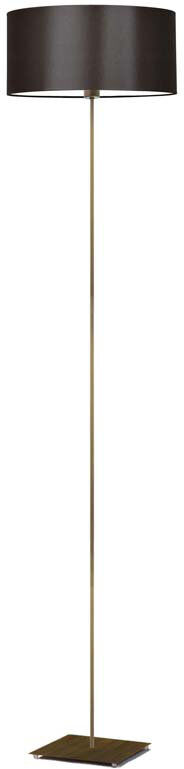 17 Stories Ayania 150 H cm Traditional Floor Lamp Brown/Antique Gold 150cm H X 30cm W X 30cm D