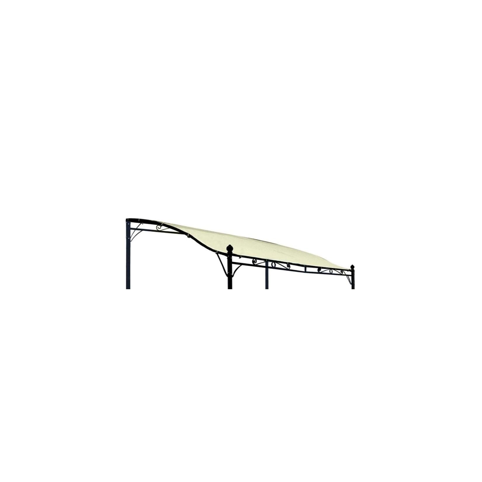 Ersatzdach für Anbaupavillon MANTOVA XL 3x3 Meter, PVC-beschichtet ecru