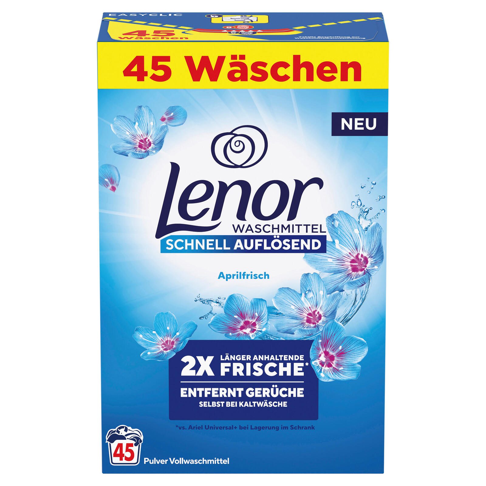 Lenor Aprilfrisch Waschmittel 2,475 kg 8700216701921