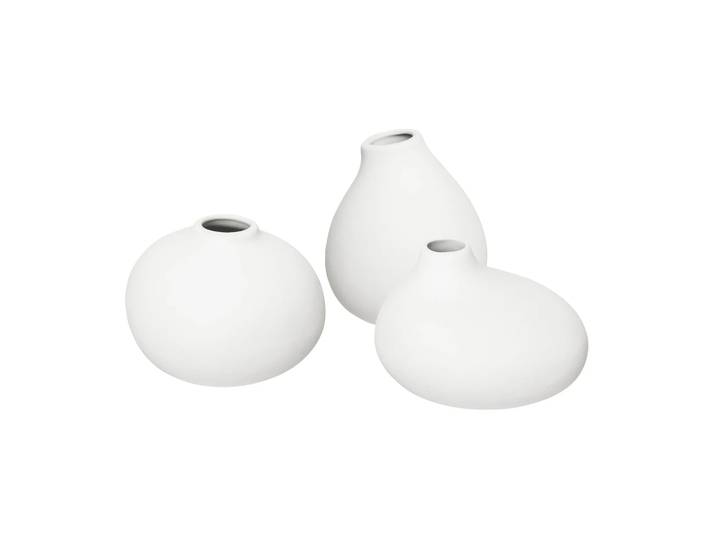 blomus Vase Nona Lot de 3 White