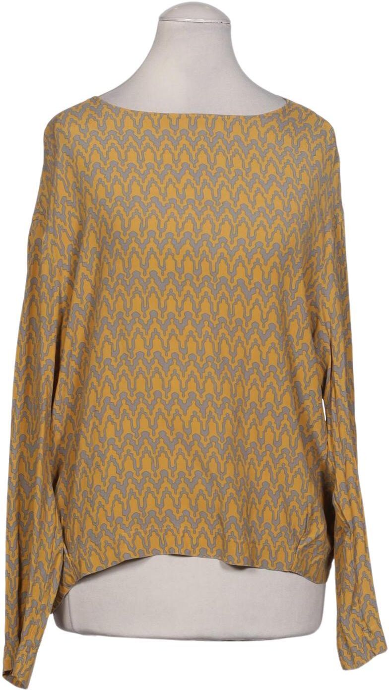 Robert Friedman Damen Bluse, Gelb, Gr. S, Elasthan / Seide - Second Hand
