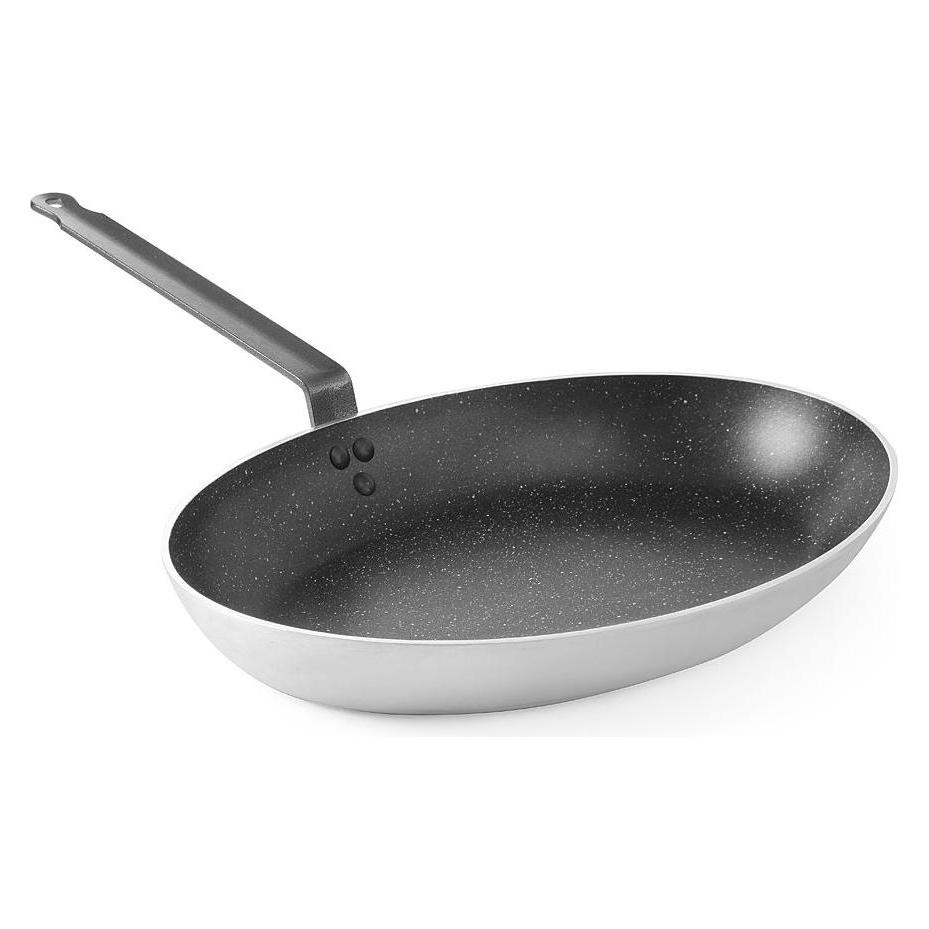Hendi Fischpfanne Aluminium 400x280 Marmor Antihaftbesch (Bratpfanne, Aluminium, 18.50 x 5.50 cm) (627716)
