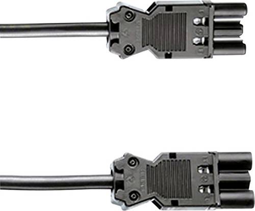 Bachmann 375.0551 Strom Verlängerungskabel Schwarz 4m