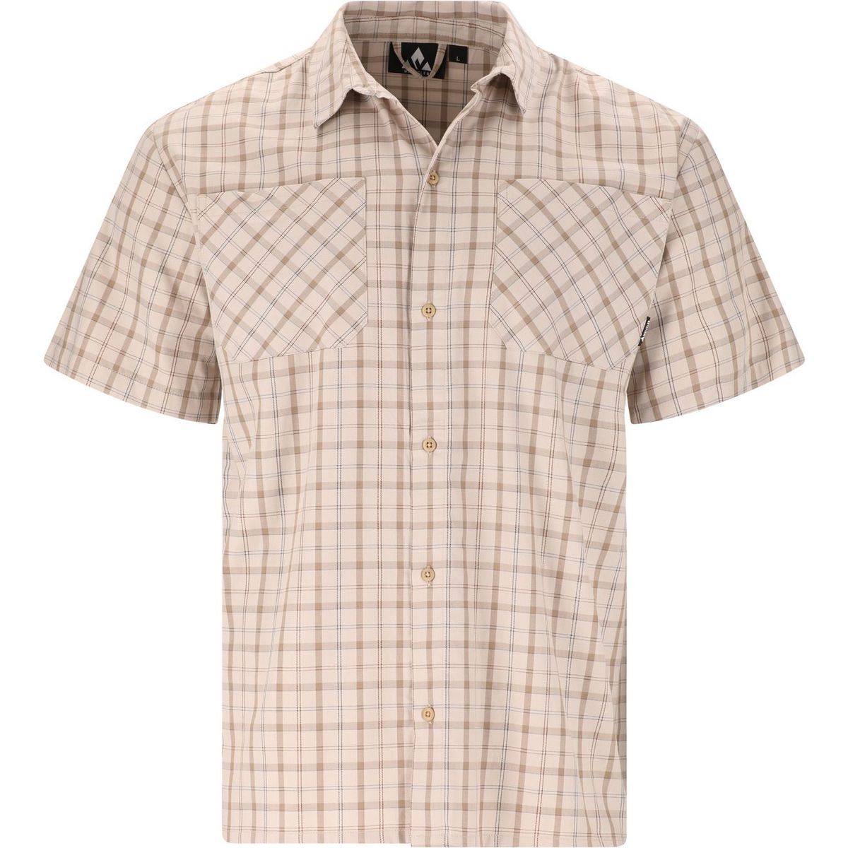 Whistler Leslies M S-S Check Shirt pumice stone (1135) 4XL W261252-1135-4XL