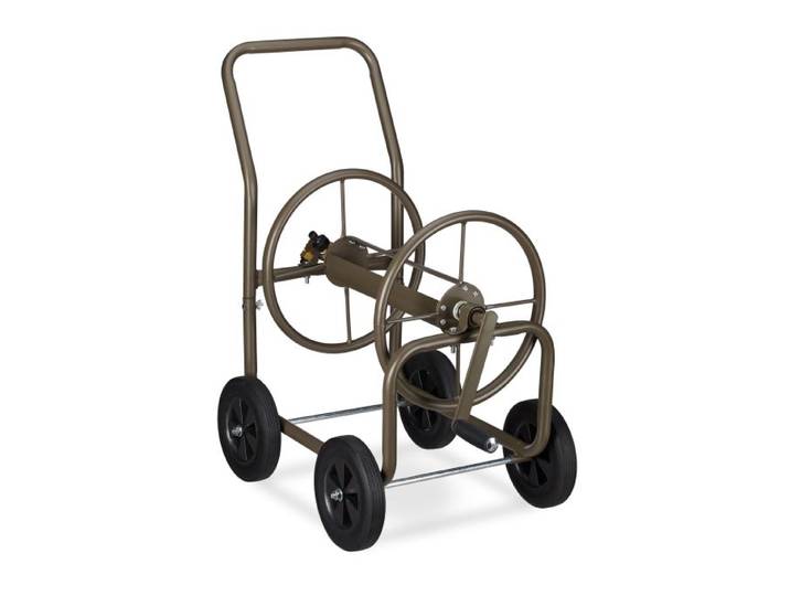 Relaxdays Schlauchwagen XL Metall