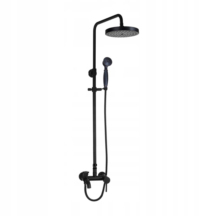LAUFERI ARIADNE schwarzer Wand-Brausemischer