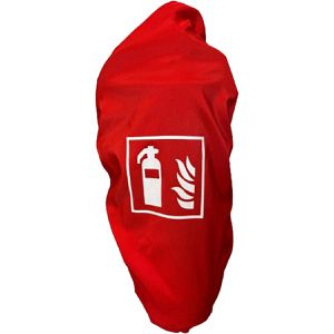 Abtec Gitternetzhaube ISO 7010, für Feuerlöscher bis 6 kg, rot