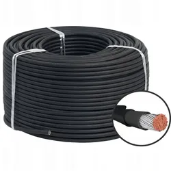 Solarkabel 500m – H1Z2Z2-K, TÜV & UL zertifiziert, 4mm2 oder 6mm2 Querschnitt für PV-Anlagen - 6mm2