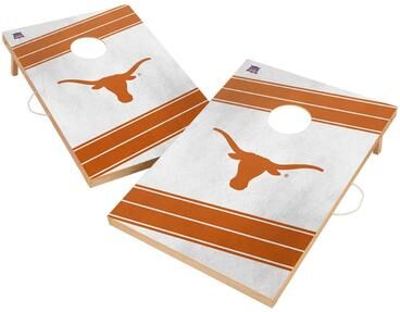 Skip's Garage Texas Longhorns 2x4 Tailgate Cornhole Boards