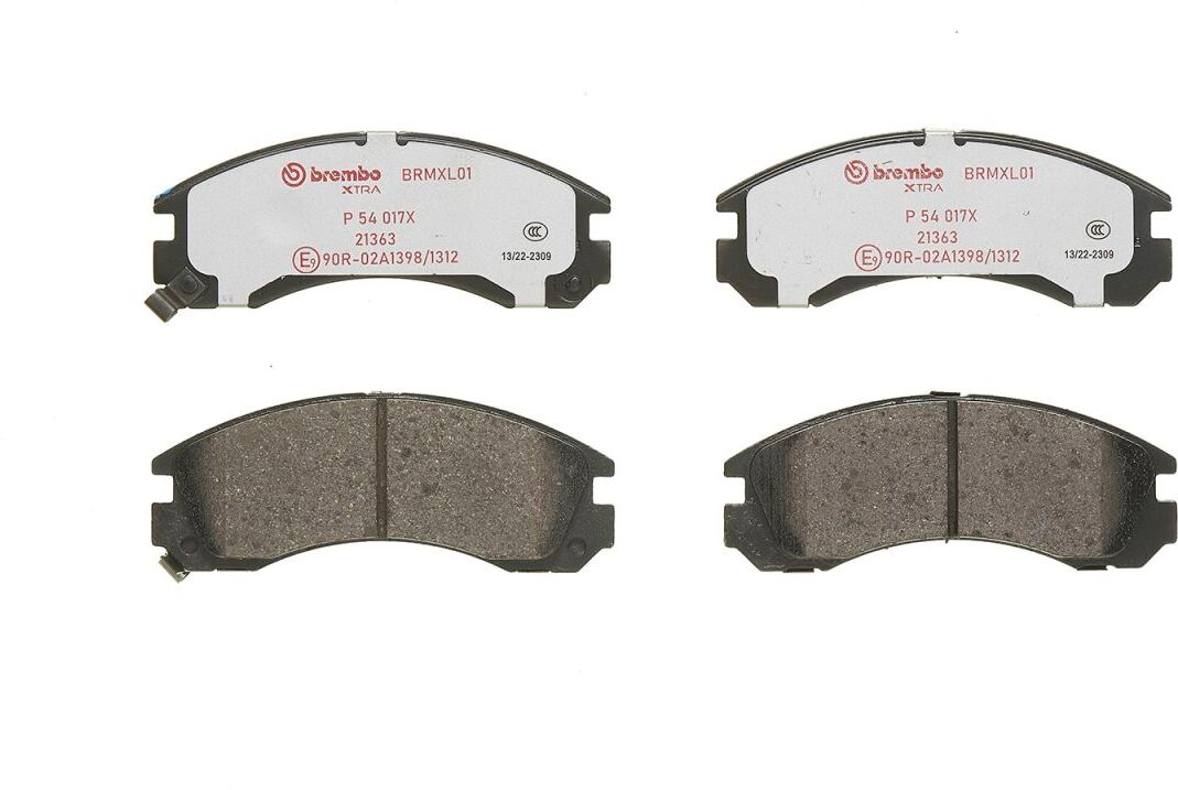 Bremsbelagsatz BREMBO P 54 017X, Xtra, Vorne
