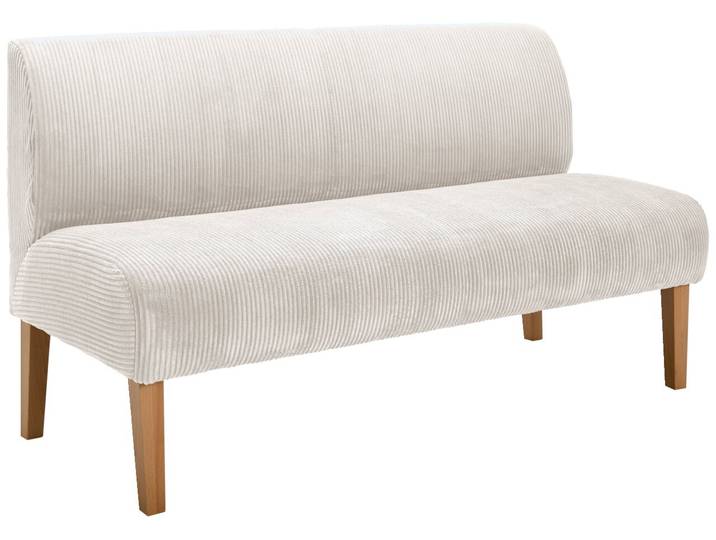 home24 Sitzbank FLORA, beige, Stoff