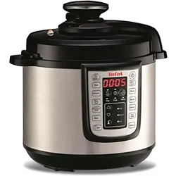 Tefal CY505E, Dampfgarer + Reiskocher, Schwarz, Silber