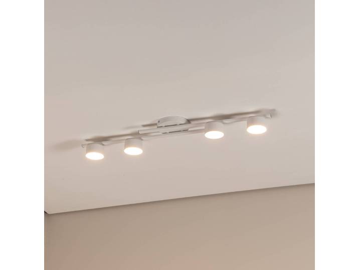 Deckenleuchte Fragment EMIBIG LIGHTING, dimmbar, weiß / opal, für Wohn- / Esszimmer, Metall, Modern