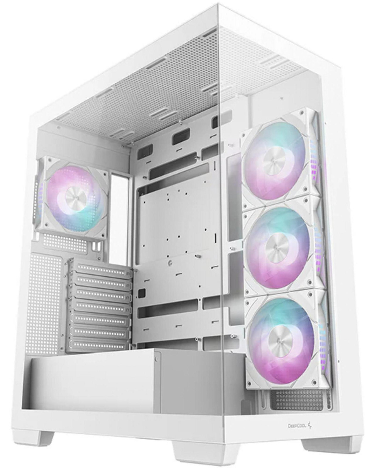 DeepCool CG580 4F Behuizing wit met 2 gehard glazen panelen