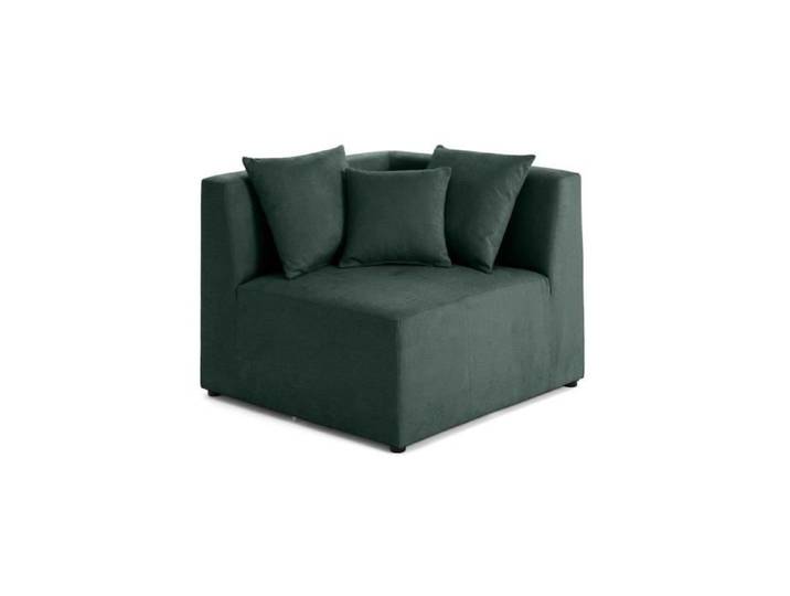 Amalfi - module d'angle réversible - en tissu - Vert