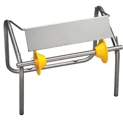 Handtuchrollenspender Orgavente Rolind für Putztuchrollen aus Edelstahl AISI 304, Wandmontage