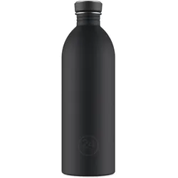 24 Bottles Urban Bottle Tuxedo Black 1l