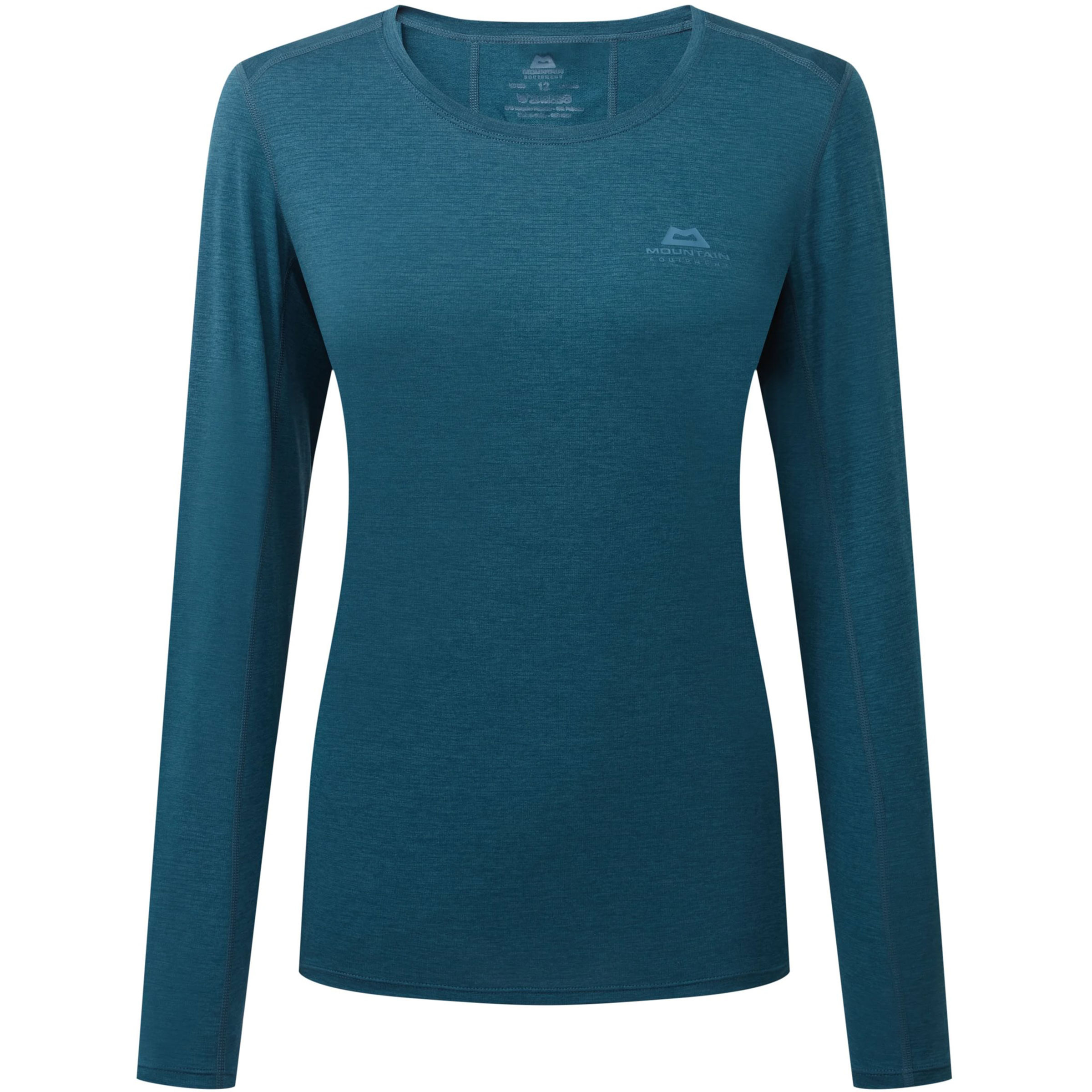Mountain Equipment Tempi Damen Longsleeves blau Größe M Trekking Geruchsneutralisierend