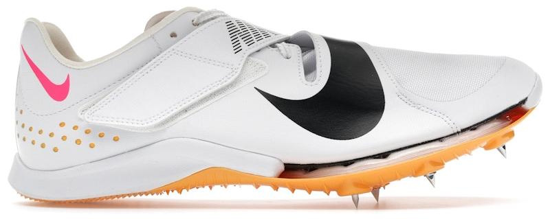 Nike Air Zoom Long Jump Elite White Hyper Pink Orange - EU 38