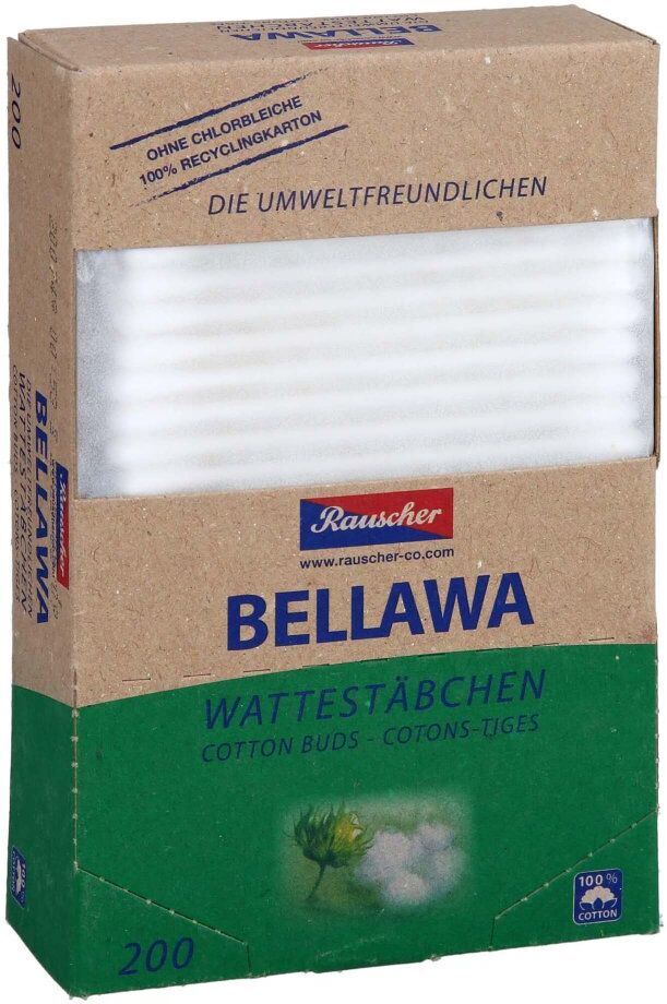 Bellawa Natural Wattestäbchen