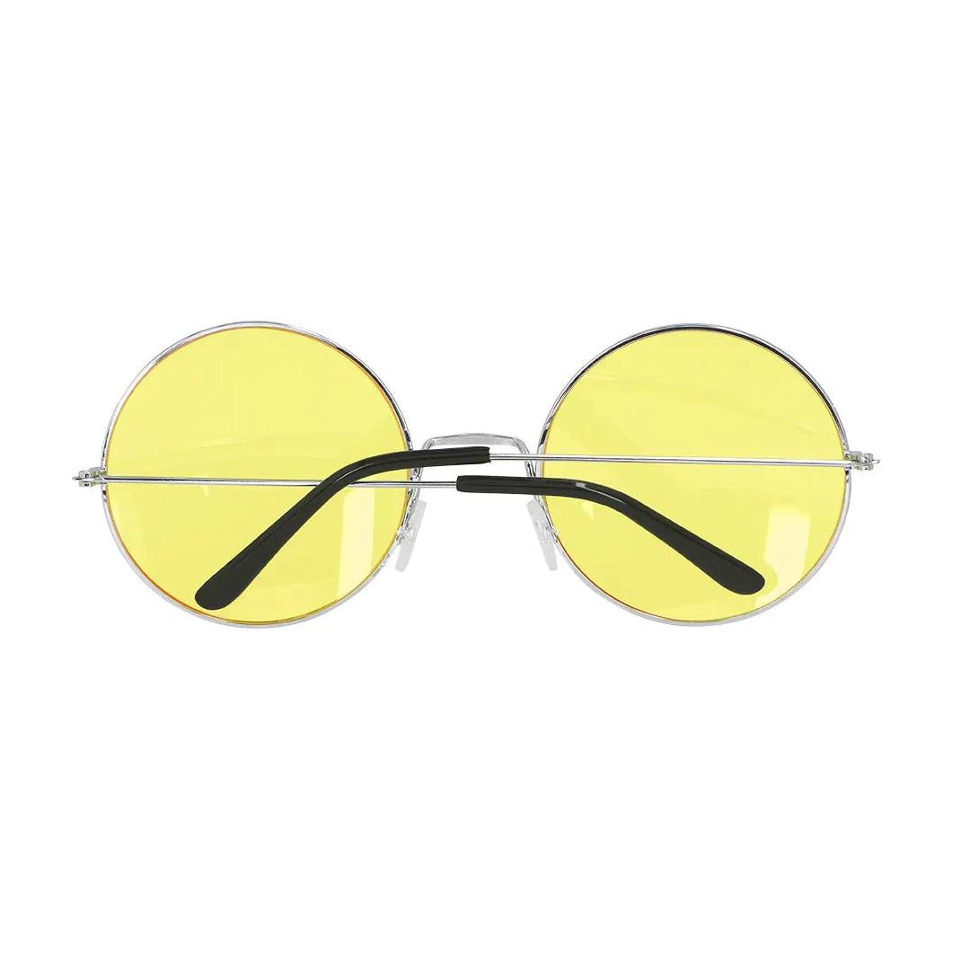 Boland Party Brille Hippie XL Gelb (44566)