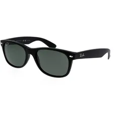 Ray-Ban New Wayfarer RB2132 622/58 52 (black rubber/polar green)