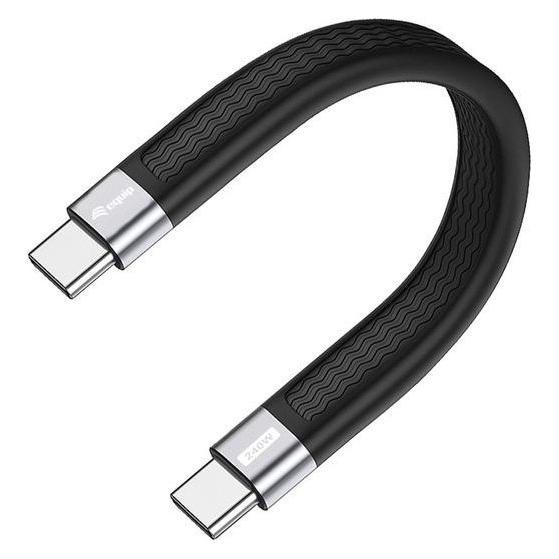 equip Kabel USB 4 Gen.3 -> USB-C St/St 1.30m 80Gbps sw (0.13 m, USB 4, 240 W) (128410)