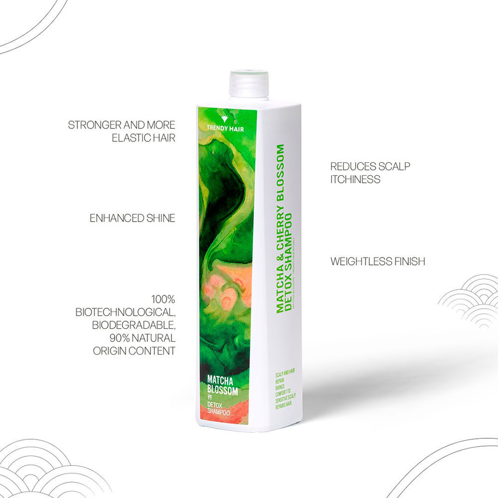 Trendy Hair Matcha Blossom champú 1000 ml