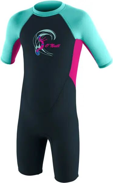 Muta Bambino O'Neill Reactor Shorty 2mm Back Zip (1 - Slate/Berry/Seaglass) taglia 1