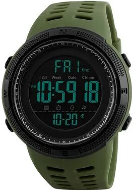 Quick Pick Pro YIKAZE Tactical Digital Sports Watch Waterproof Military Wristwatch For Men green