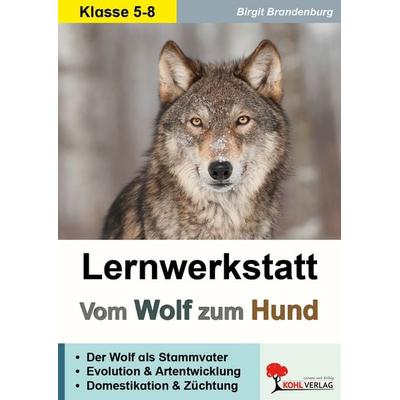 Lernwerkstatt Wolf und Hund, Taschenbuch von Birgit Brandenburg, KOHL VERLAG Der Verlag mit dem Baum, 978-3-95686-462-9