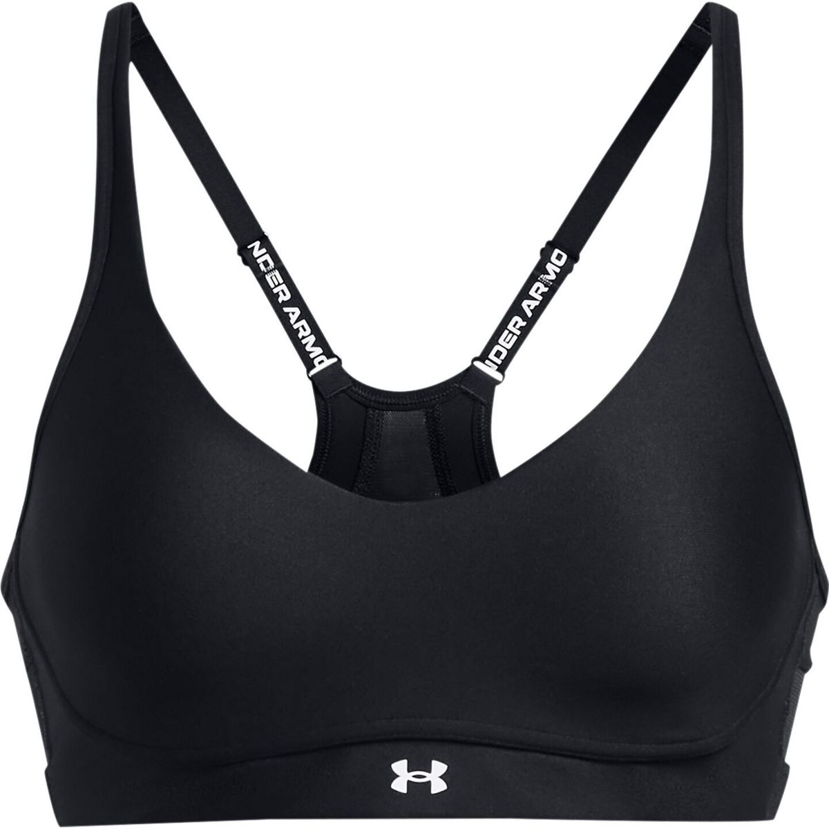 Under Armour Infinity Low 2.0 Bra black white (001) A-C Left 1384126-001-L A-C