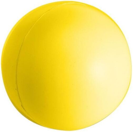 Clé USB personnalisable balle anti-stress PU jaune