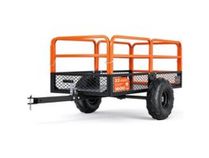 VEVOR Remorque à Benne Basculante, 623 L, Remorque de Tracteur Tondeuse à Gazon de Jardin en Acier, Capacité de Charge 725,75 kg, avec Pneus 40,64 cm, Chariot de Transport à Déversement pour VTT, UTV