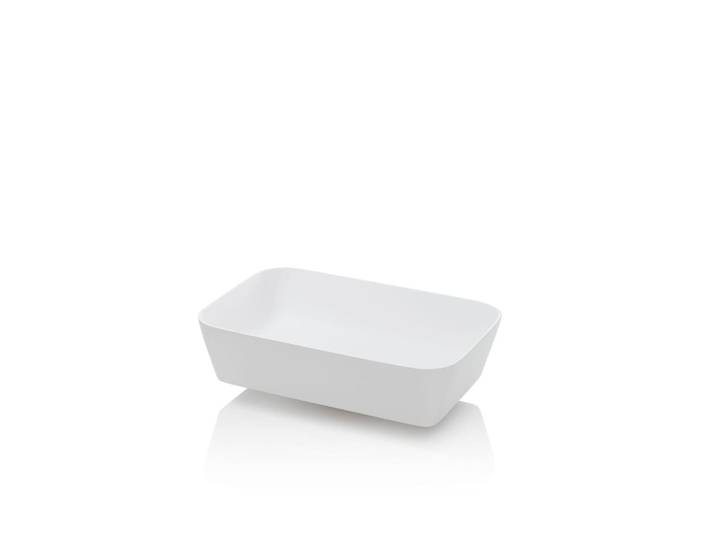 Lavabo à poser blanc en résine
